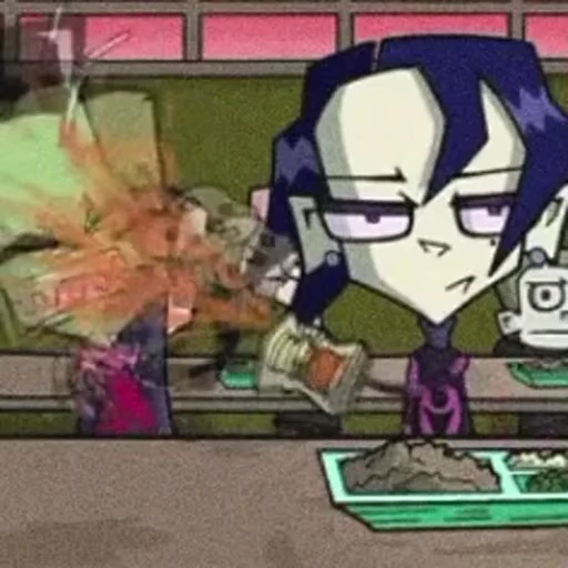 😒 Стикер «Invader Zim Пришелец Зим» для Telegram
