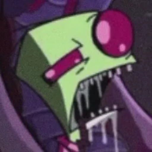 😵 Стикер «Invader Zim Пришелец Зим» для Telegram