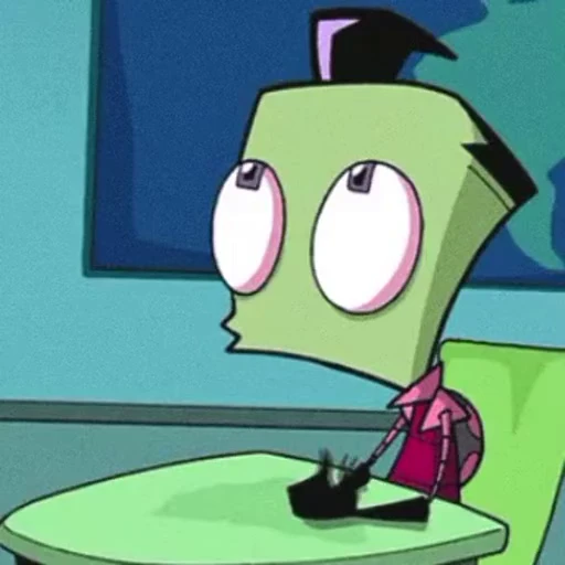 😪 Стикер «Invader Zim Пришелец Зим» для Telegram