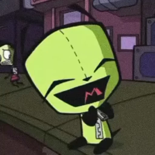 👏 Стикер «Invader Zim Пришелец Зим» для Telegram