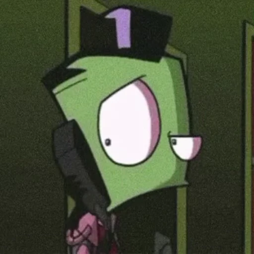 🫣 Стикер «Invader Zim Пришелец Зим» для Telegram