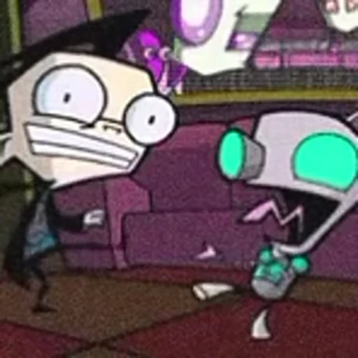 🤪 Стикер «Invader Zim Пришелец Зим» для Telegram