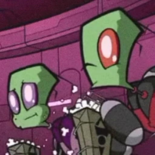 🍿 Стикер «Invader Zim Пришелец Зим» для Telegram