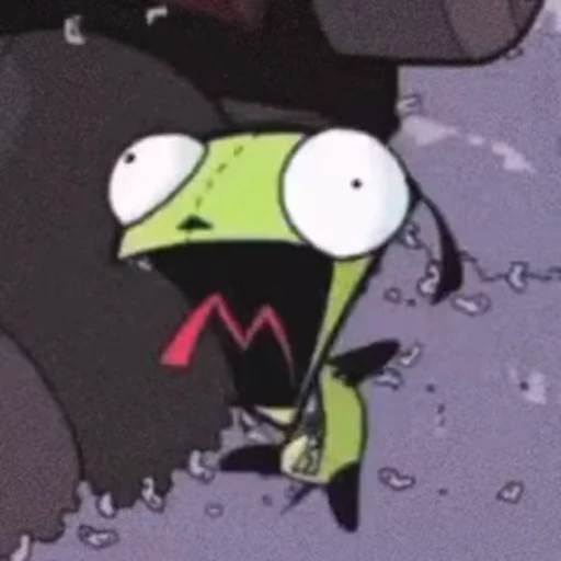 🫨 Стикер «Invader Zim Пришелец Зим» для Telegram