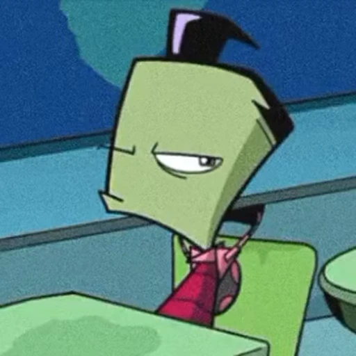 🙄 Стикер «Invader Zim Пришелец Зим» для Telegram