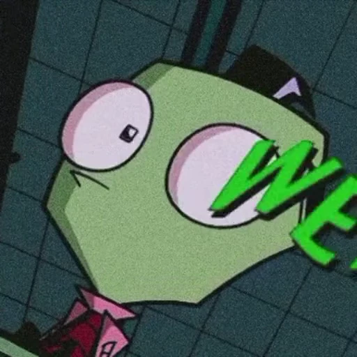 😓 Стикер «Invader Zim Пришелец Зим» для Telegram