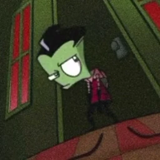 😮‍💨 Стикер «Invader Zim Пришелец Зим» для Telegram