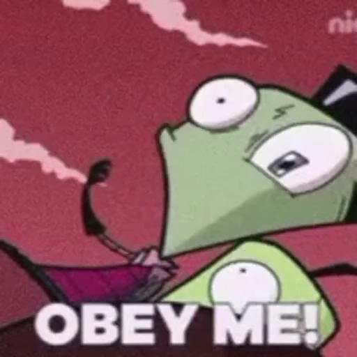 😈 Стикер «Invader Zim Пришелец Зим» для Telegram