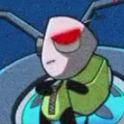 😠 Стикер «Invader Zim Пришелец Зим» для Telegram