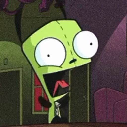 😃 Стикер «Invader Zim Пришелец Зим» для Telegram