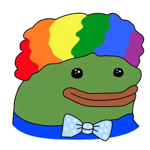 😳 Стикер «Planet of the Jellyfish Honka Pepe» для Telegram