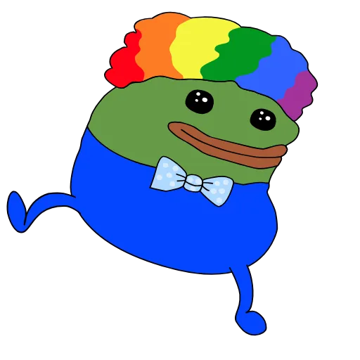 🚶‍♂️ Стикер «Planet of the Jellyfish Honka Pepe» для Telegram