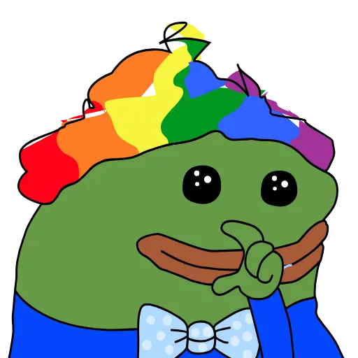 🤪 Стикер «Planet of the Jellyfish Honka Pepe» для Telegram