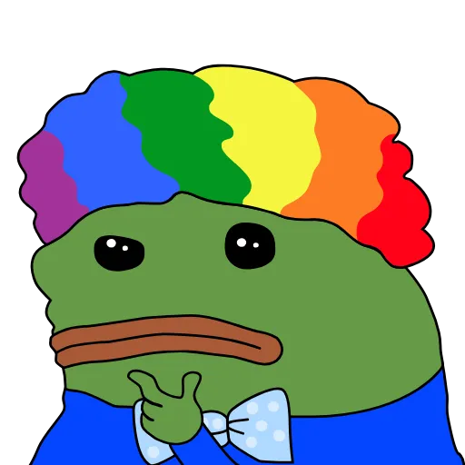 🤔 Стикер «Planet of the Jellyfish Honka Pepe» для Telegram