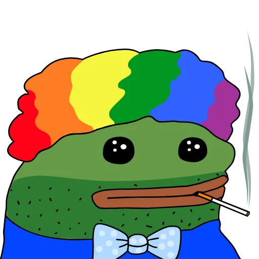 🚬 Стикер «Planet of the Jellyfish Honka Pepe» для Telegram