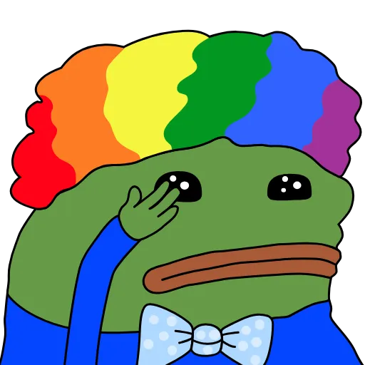 🥺 Стикер «Planet of the Jellyfish Honka Pepe» для Telegram