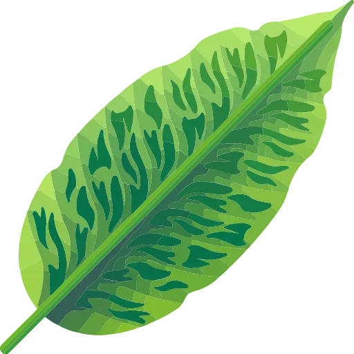 🌱 Эмодзи «листочки» для Telegram