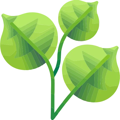 🌱 Эмодзи «листочки» для Telegram