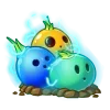 Стикер 4 Plants Vs Zombies