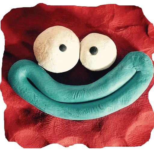 😊 Стикер «plasticine / пластилин» для Telegram