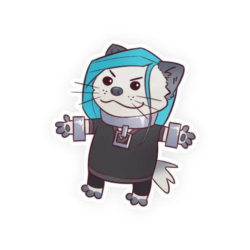😼 Стикер «Plato» для Telegram