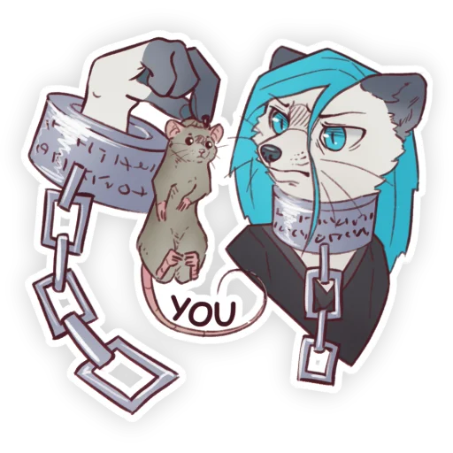 🐀 Стикер «Plato» для Telegram
