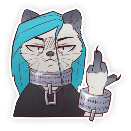 🖕 Стикер «Plato» для Telegram