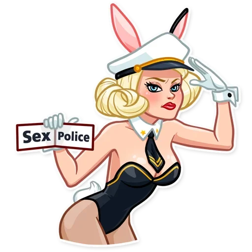 👮‍♀️ Стикер «Playboy Girls» для Telegram