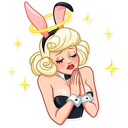 😇 Стикер «Playboy Girls» для Telegram
