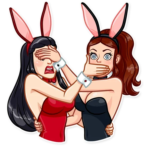 😧 Стикер «Playboy Girls» для Telegram