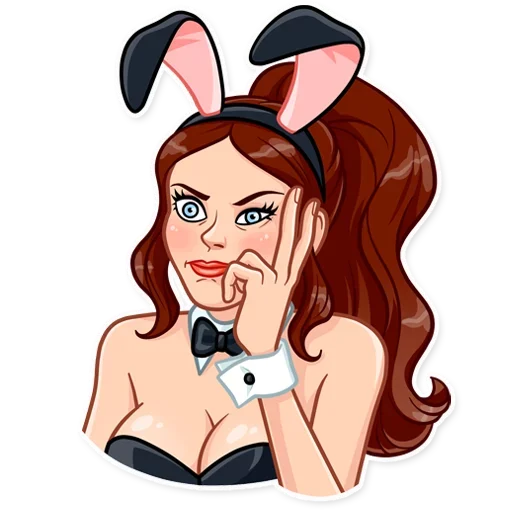 😐 Стикер «Playboy Girls» для Telegram