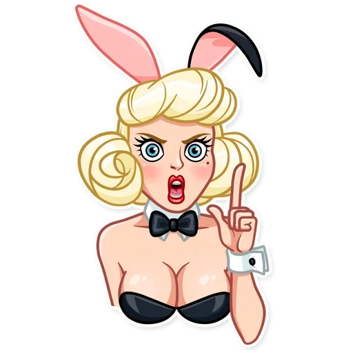 😠 Стикер «Playboy Girls» для Telegram