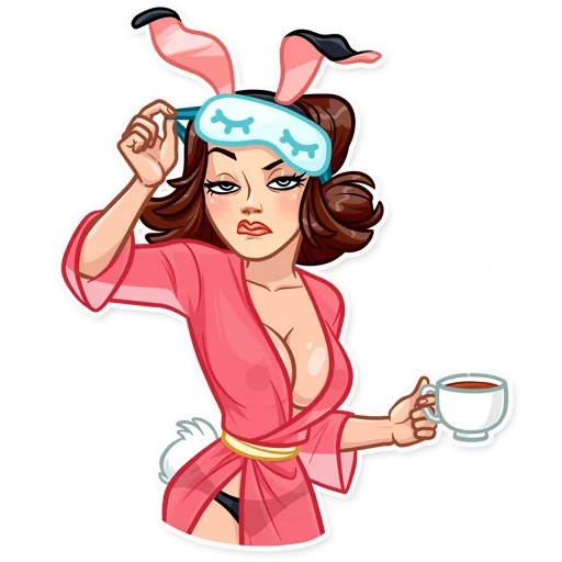 ☕️ Стикер «Playboy Girls» для Telegram