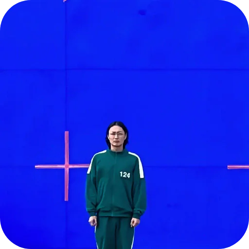 🧍 Стикер «Squid Game Player 124» для Telegram