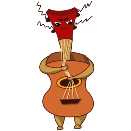 ☹️ Стикер «Play on me» для Telegram