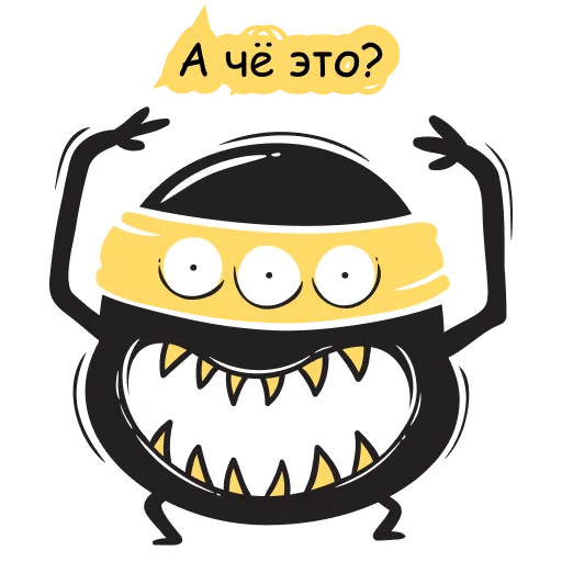 😨 Стикер «playwithvision» для Telegram