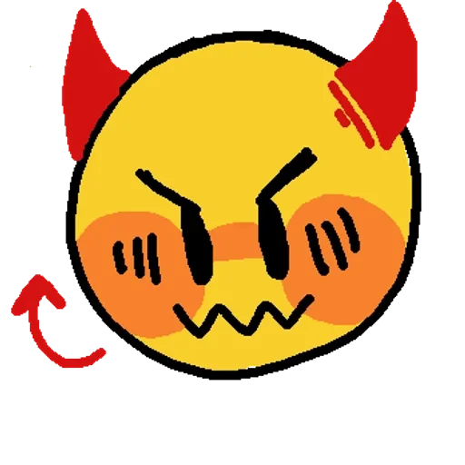 😈 Стикер «Cursed» для Telegram