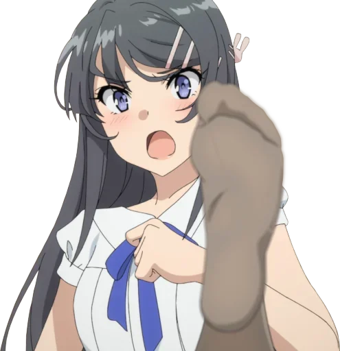 🦶 Стикер «Potironic loli» для Telegram