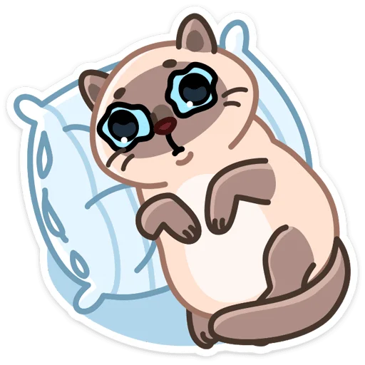 🥹 Стикер «Котик Плюш» для Telegram