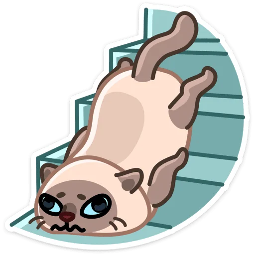 🐱 Стикер «Котик Плюш» для Telegram