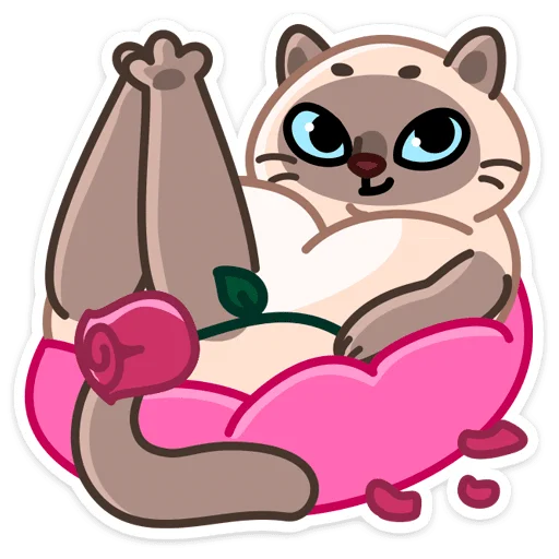 😏 Стикер «Котик Плюш» для Telegram