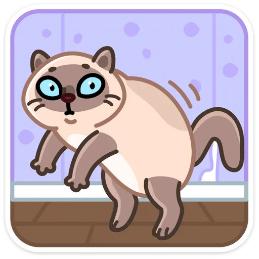 🐱 Стикер «Котик Плюш» для Telegram