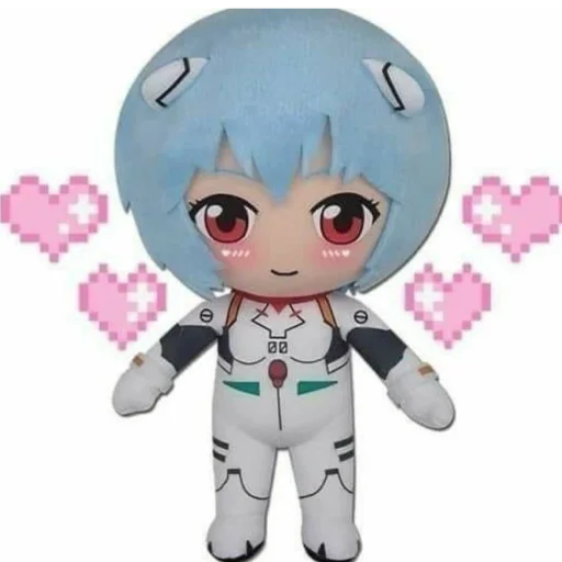 😀 Стикер «Plush_Rei» для Telegram