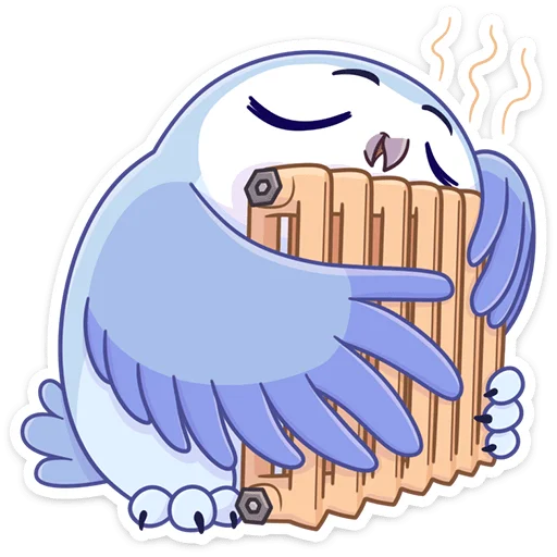 🥶 Стикер «Сова Плюша • Plush Owl» для Telegram