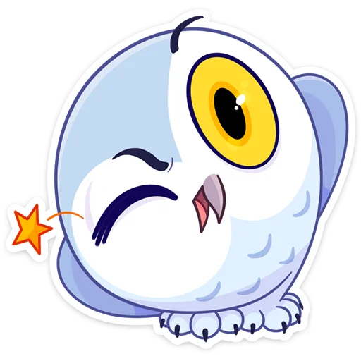 😉 Стикер «Сова Плюша • Plush Owl» для Telegram