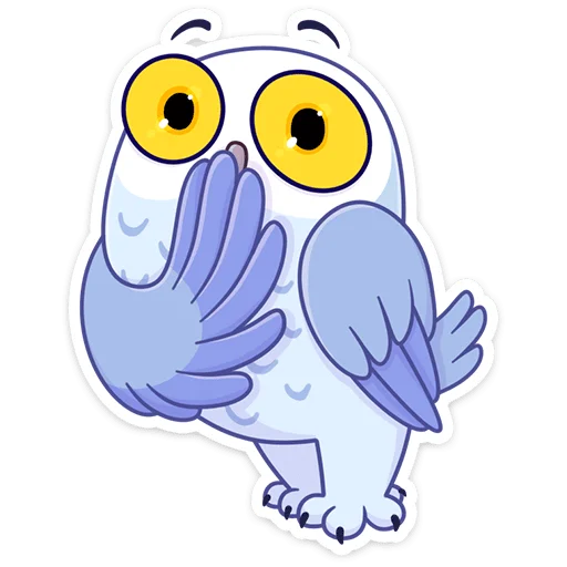 🤭 Стикер «Сова Плюша • Plush Owl» для Telegram