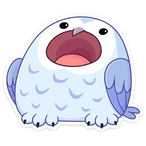 😮 Стикер «Сова Плюша • Plush Owl» для Telegram