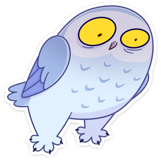 😳 Стикер «Сова Плюша • Plush Owl» для Telegram
