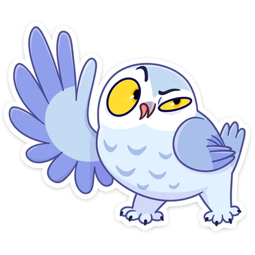 👋 Стикер «Сова Плюша • Plush Owl» для Telegram