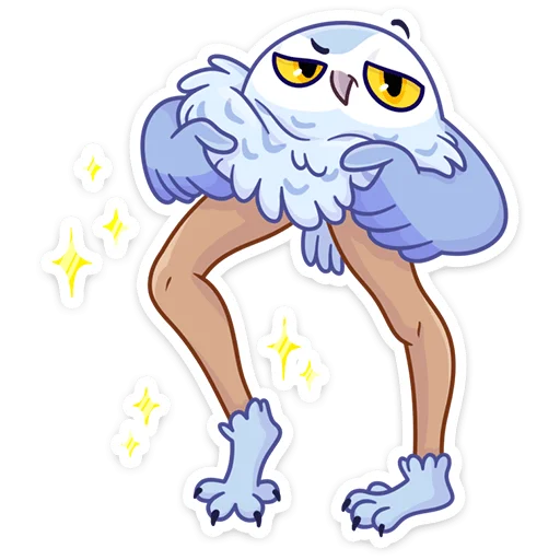 😏 Стикер «Сова Плюша • Plush Owl» для Telegram
